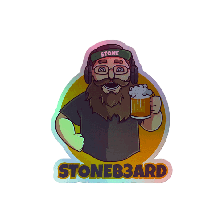 StoneB3ard Holo Sticker product image (2)