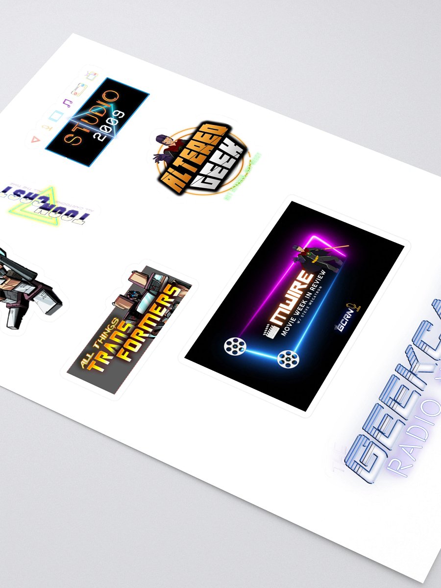 Geeky Podcast Stickers product image (2)