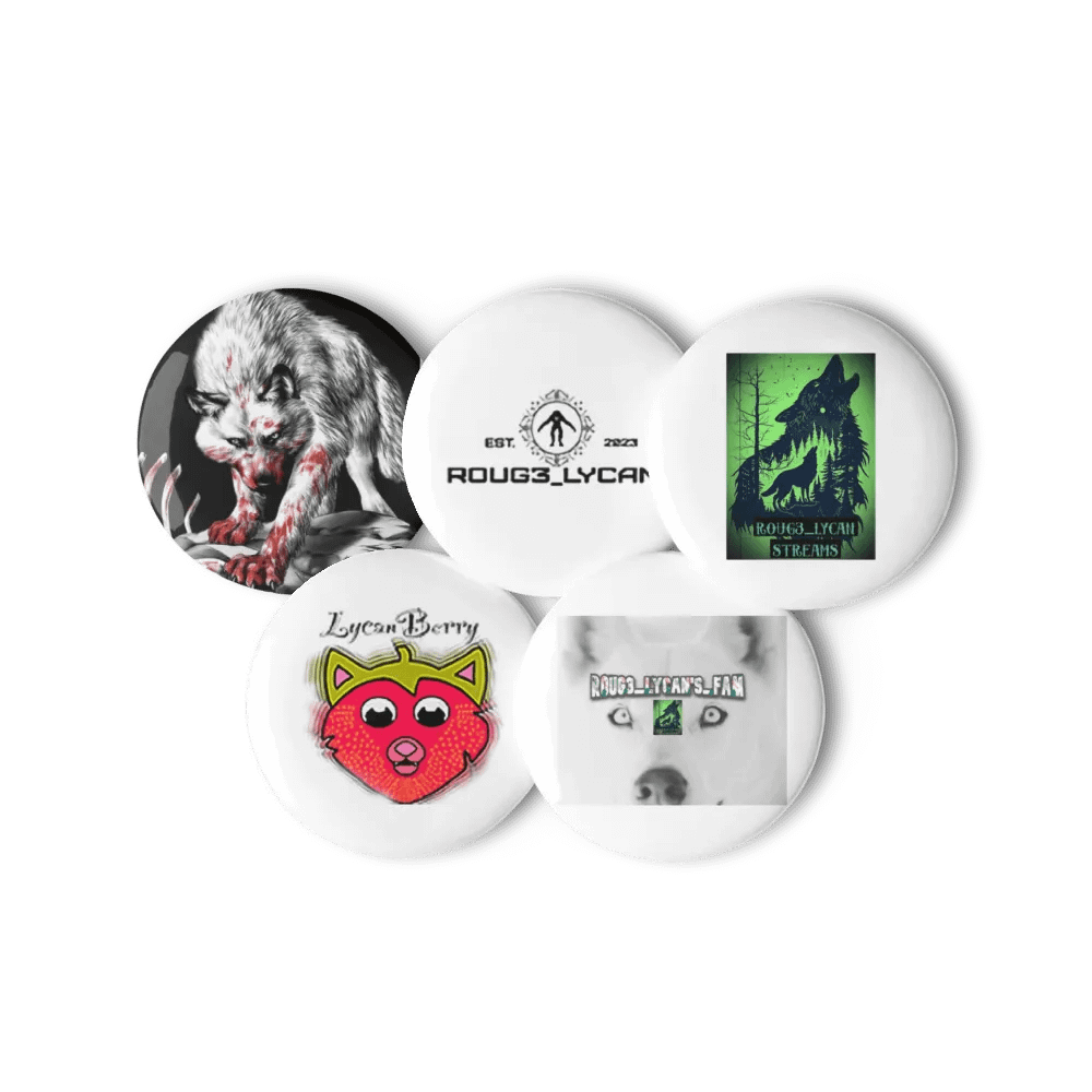 Roug3_lycan wolf Pin Badges product image (6)