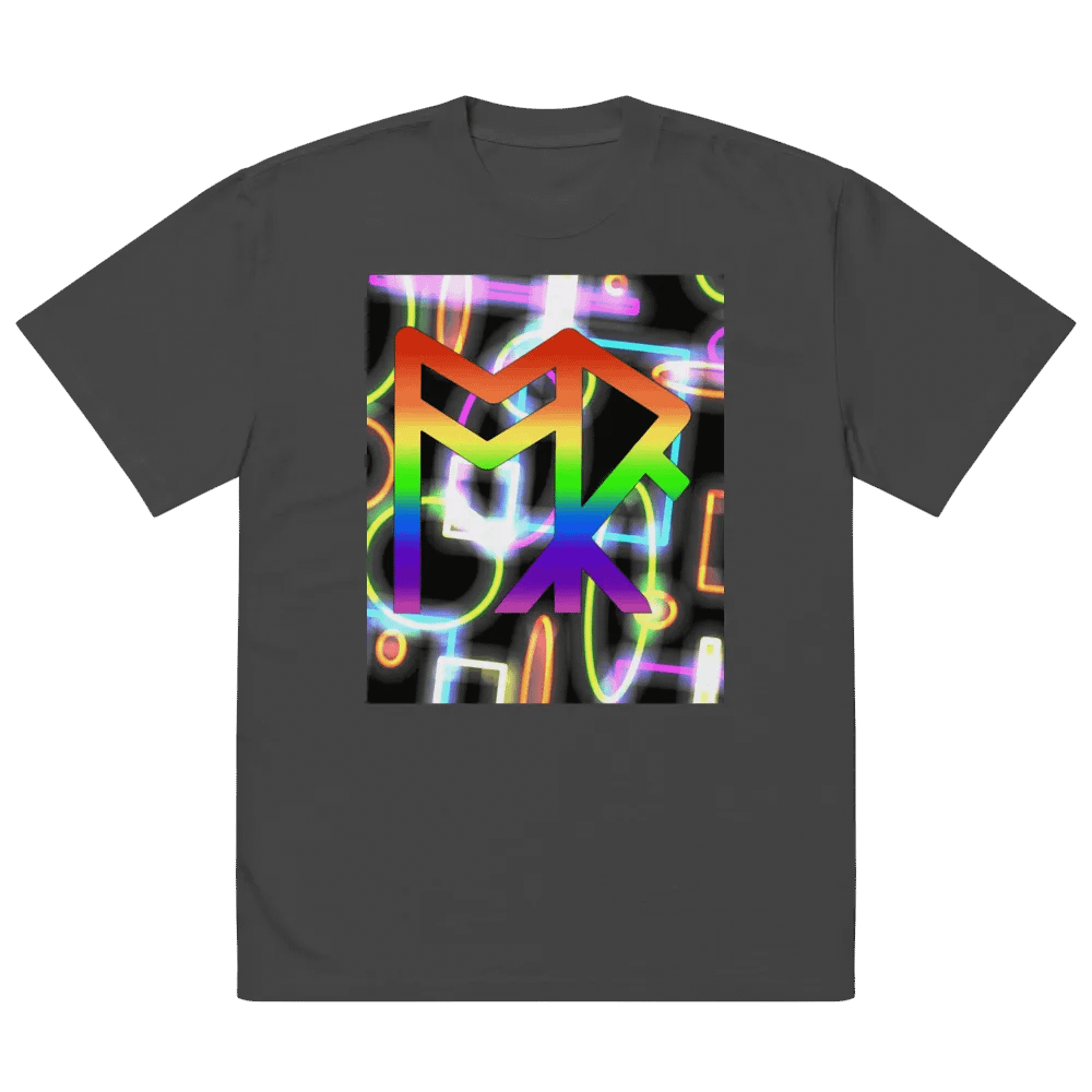 ToRk Rune Oversized Faded T-Shirt (LGBT Tones) product image (3)