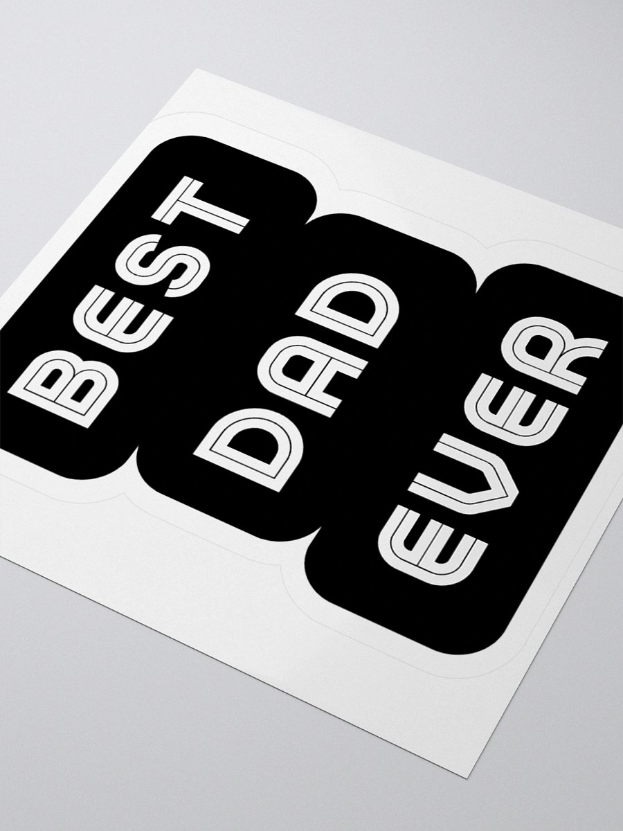 Best Dad Ever Kiss Cut Stickers product image (9)