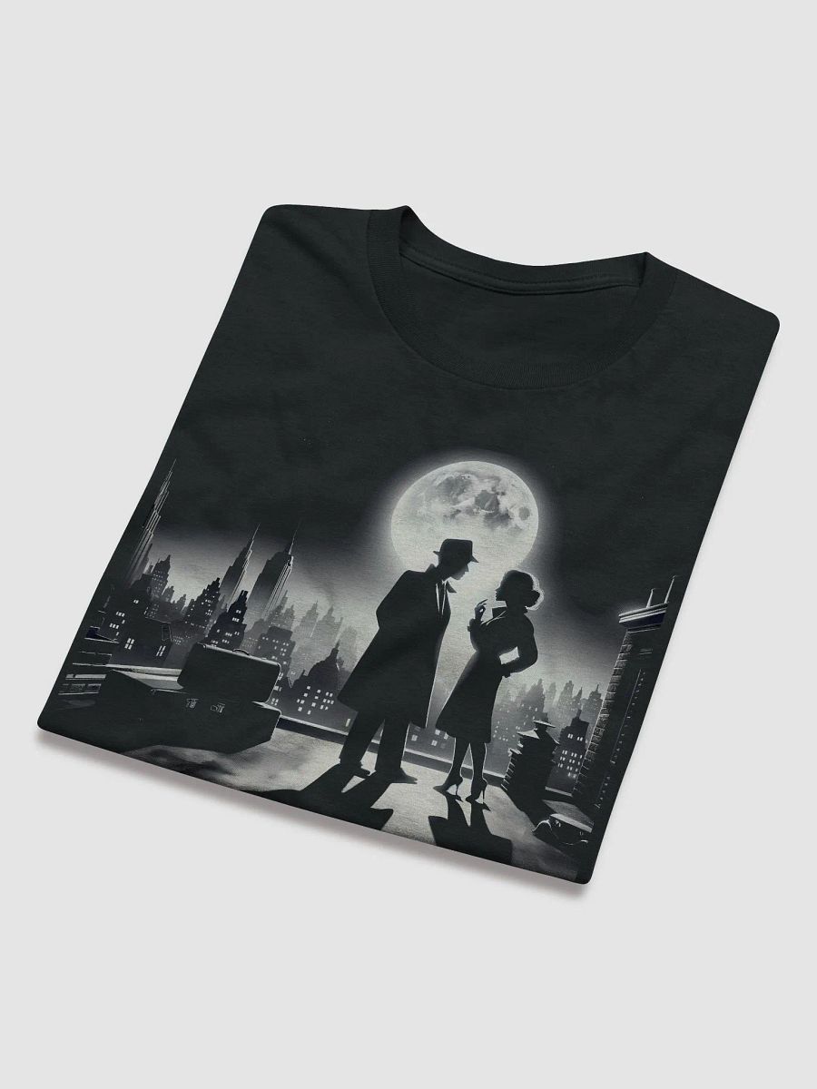 Moonlight Mischief: A Rooftop Rendezvous (Front Print Womens Tee) product image (5)