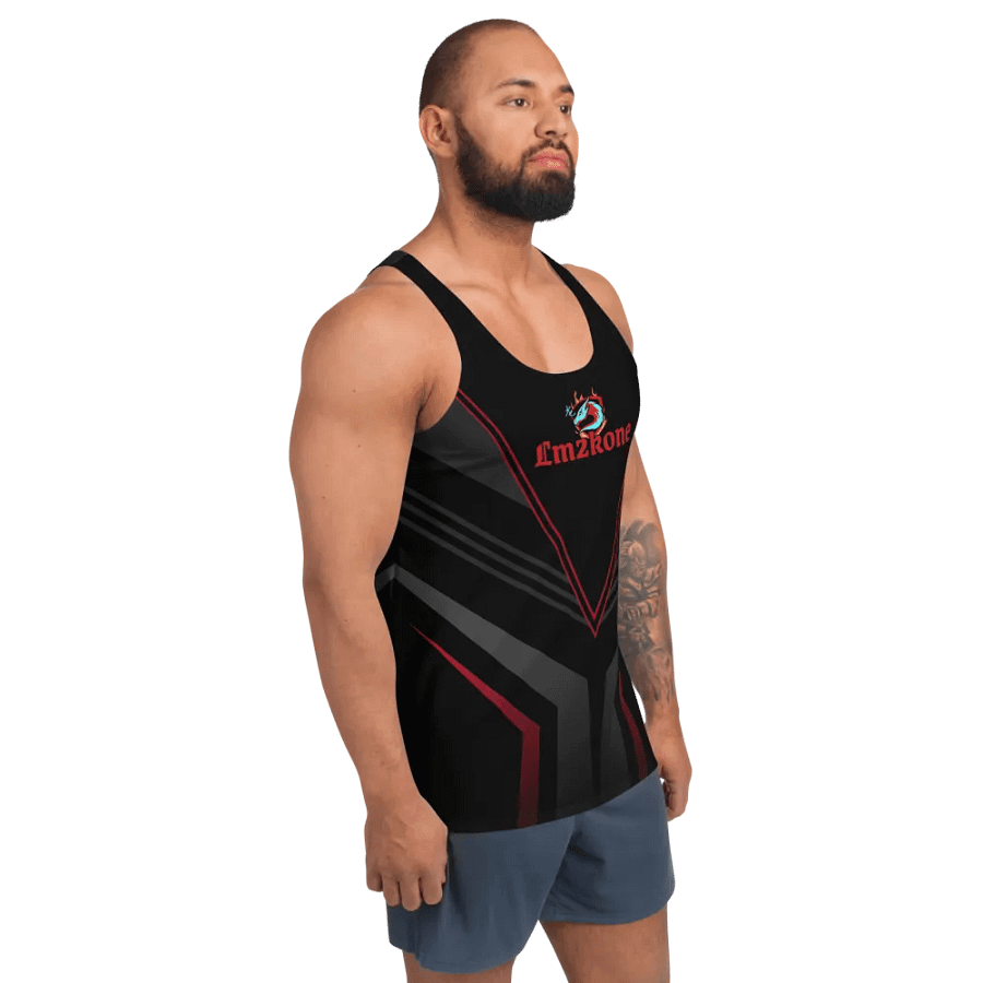 LM2Kone red - Customizable Tank Top - 5% elastane product image (7)