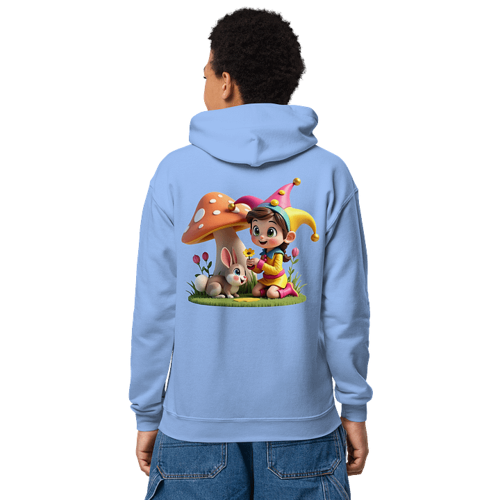 JessyJesty “Bunny Joy” Youth Hoodie – Cuteness Meets Comfort! product image (1)