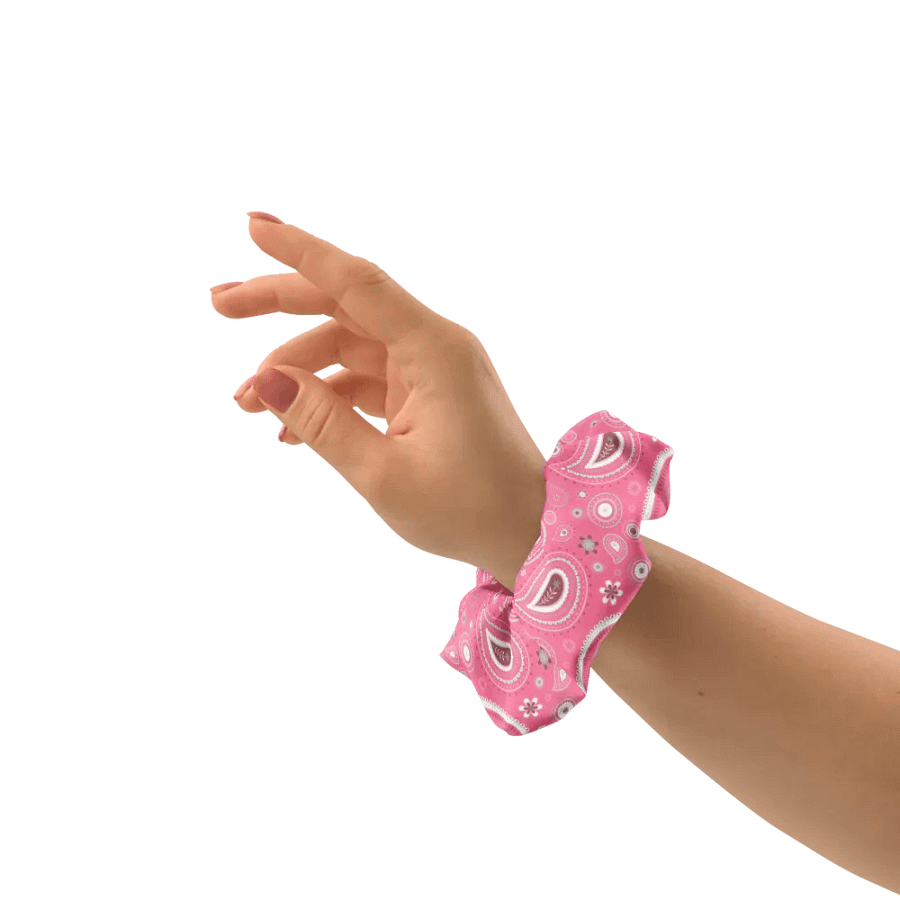 Pink Paisley Dreams All-Over Print Scrunchie product image (10)