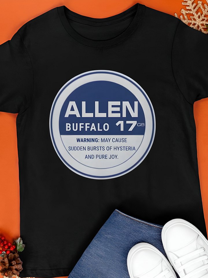 Buffalo Bills Allen 17 Hysteria And Pure Joy Shirt product image (1)