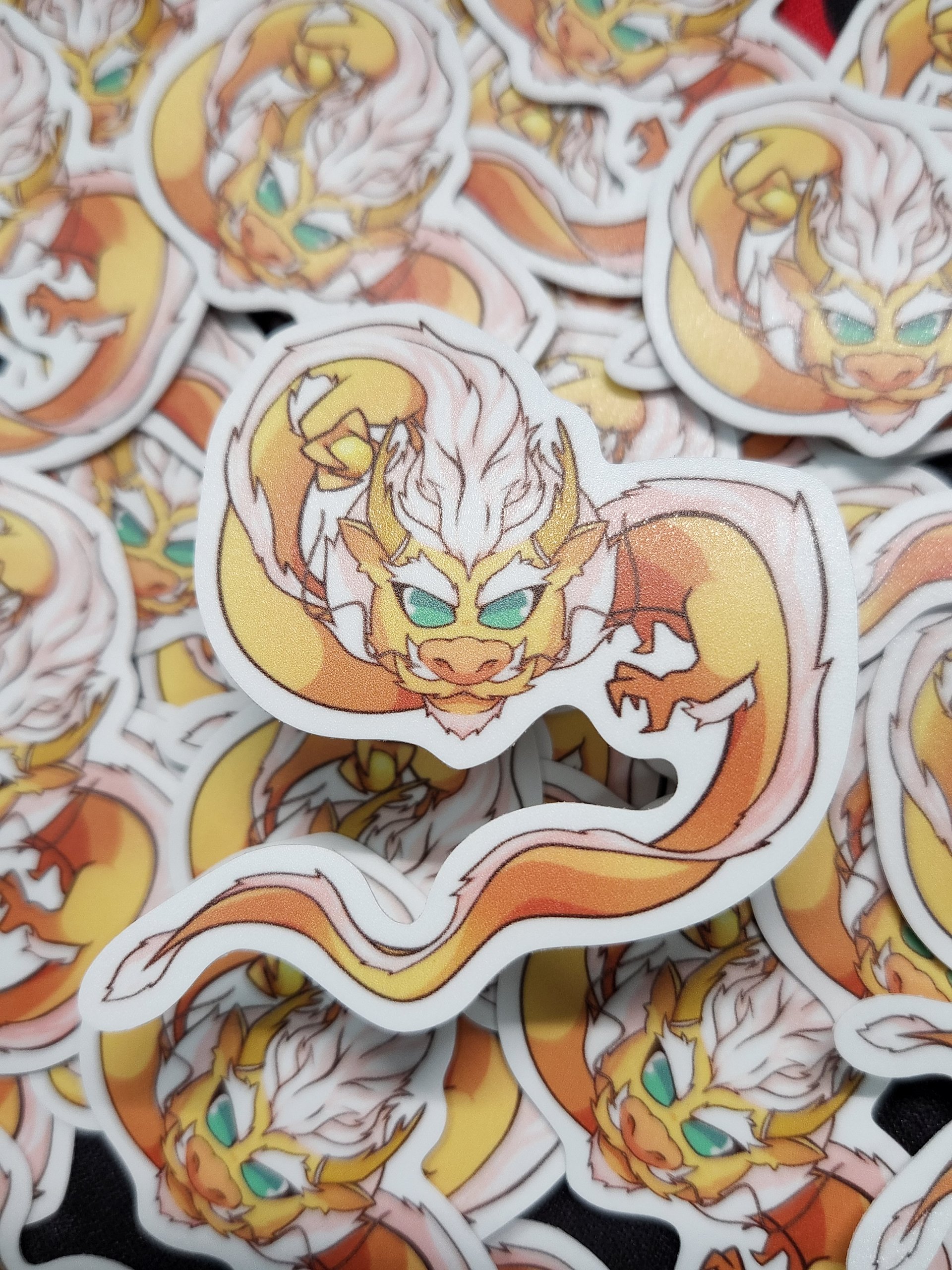 WoWoKo - Four Symbols - Center Beast Yellow Dragon - Sticker product image (1)