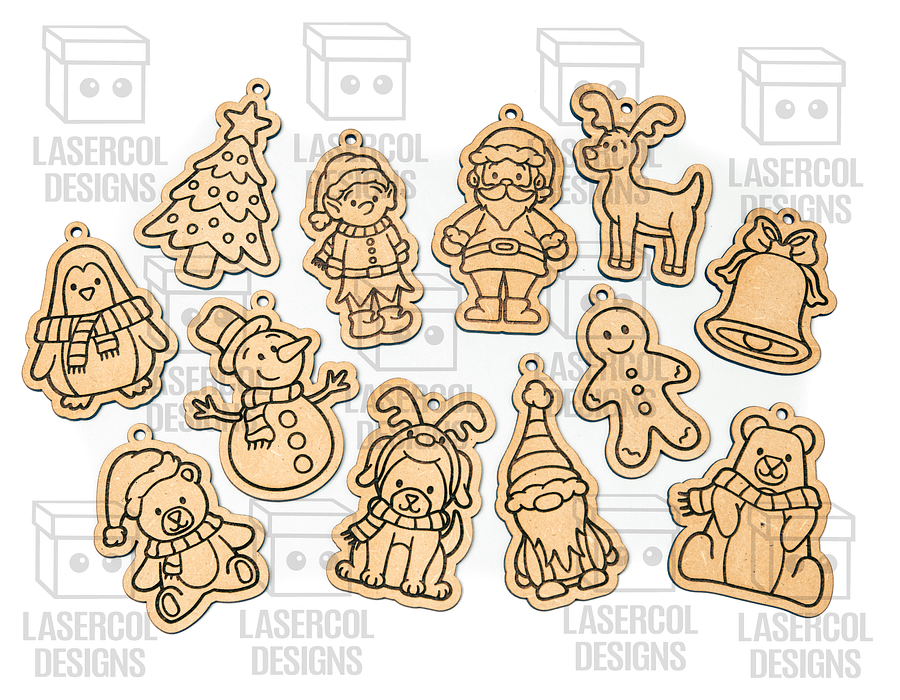 Christmas Ornaments - Laser Cut Files product image (2)