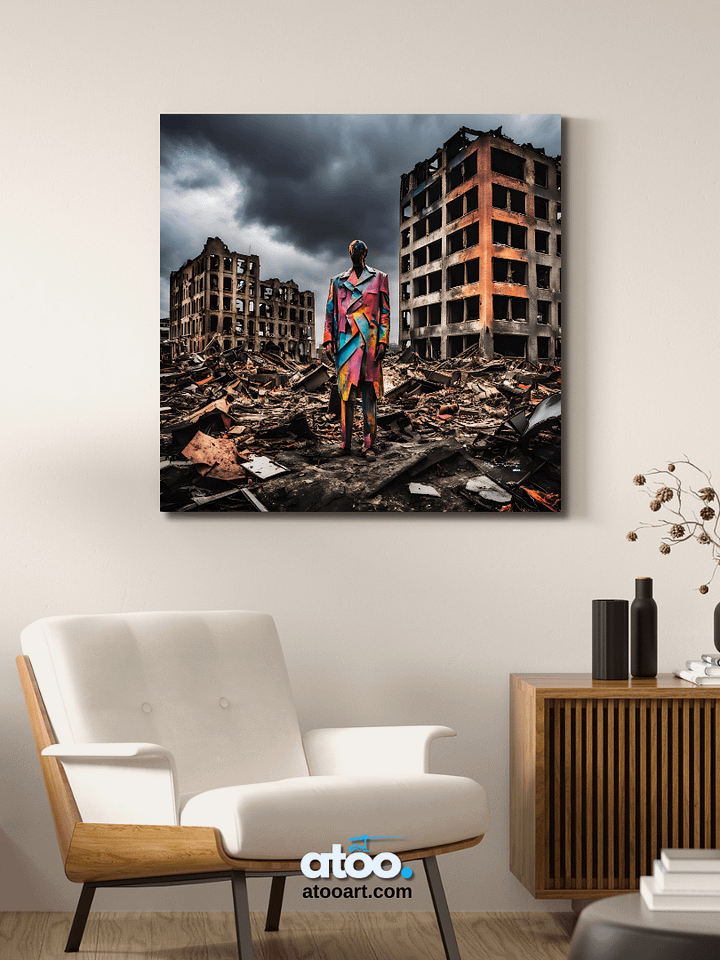 Elegy to Humanity - 2 | Canvas Art Painting product image (2)