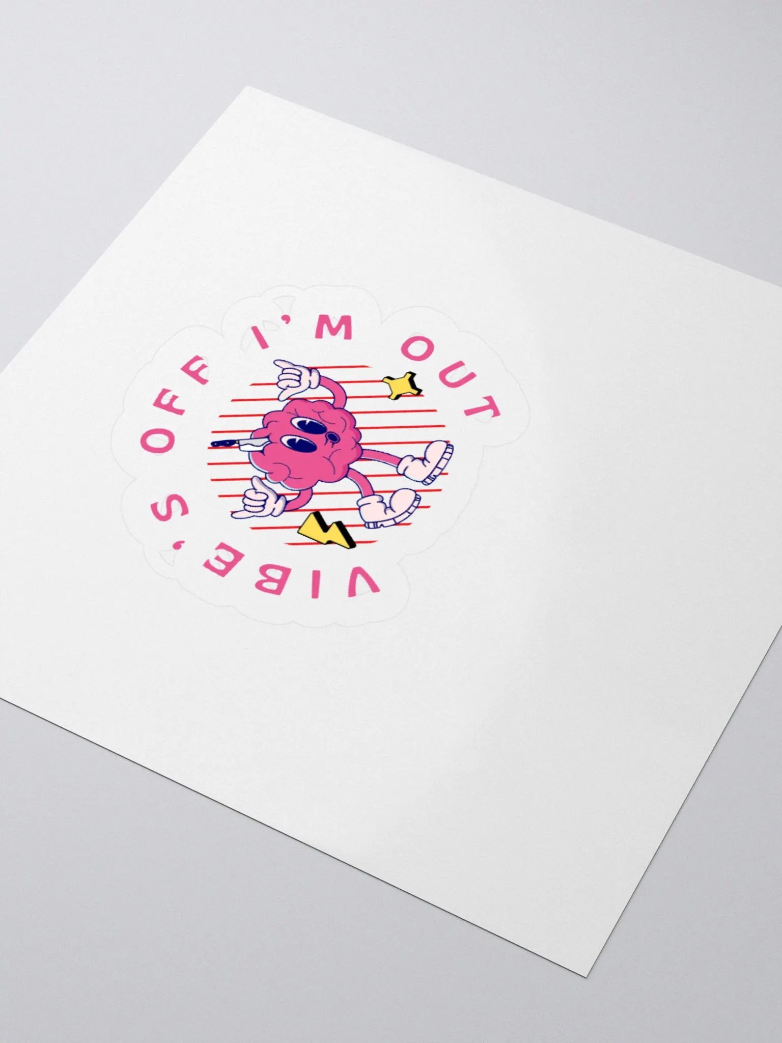 Vibe's Off I'm Out Sticker product image (3)