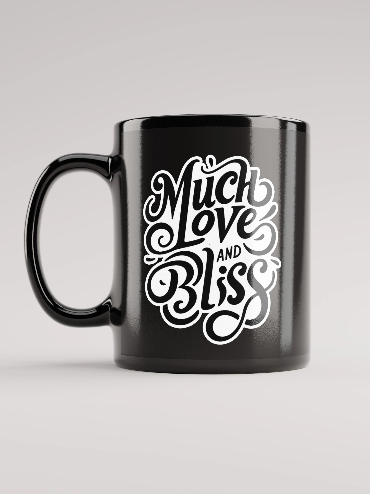 Mug (Black) - Much Love and Bliss product image (11)