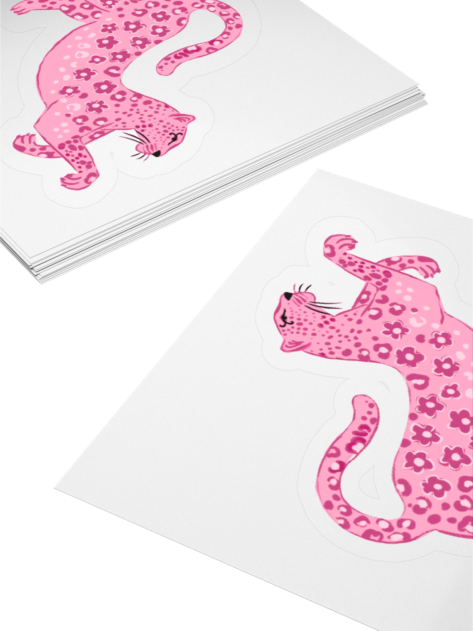 Feline Fine Leopard Stickers product image (4)