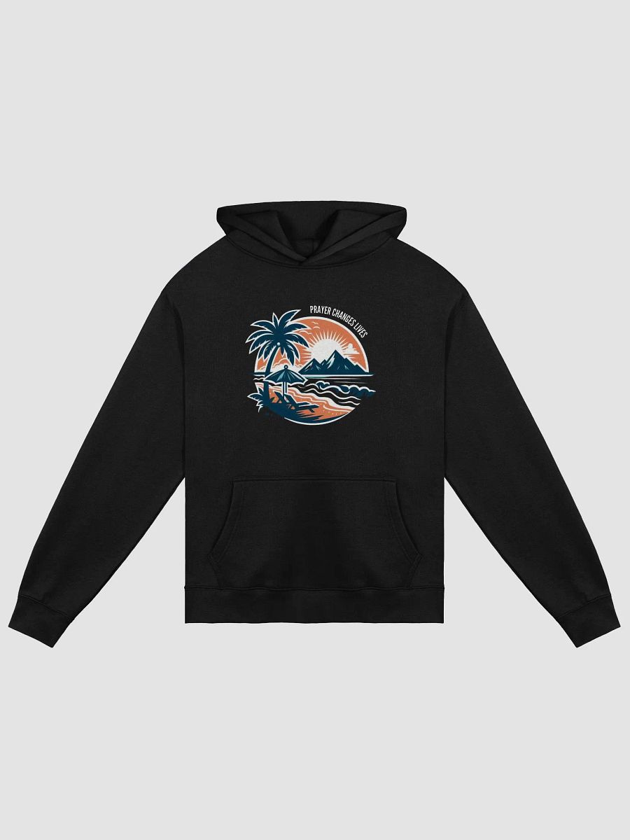 Tropical Sunset Oversized Hoodie | AI Design Faith brings meaning product image (2)