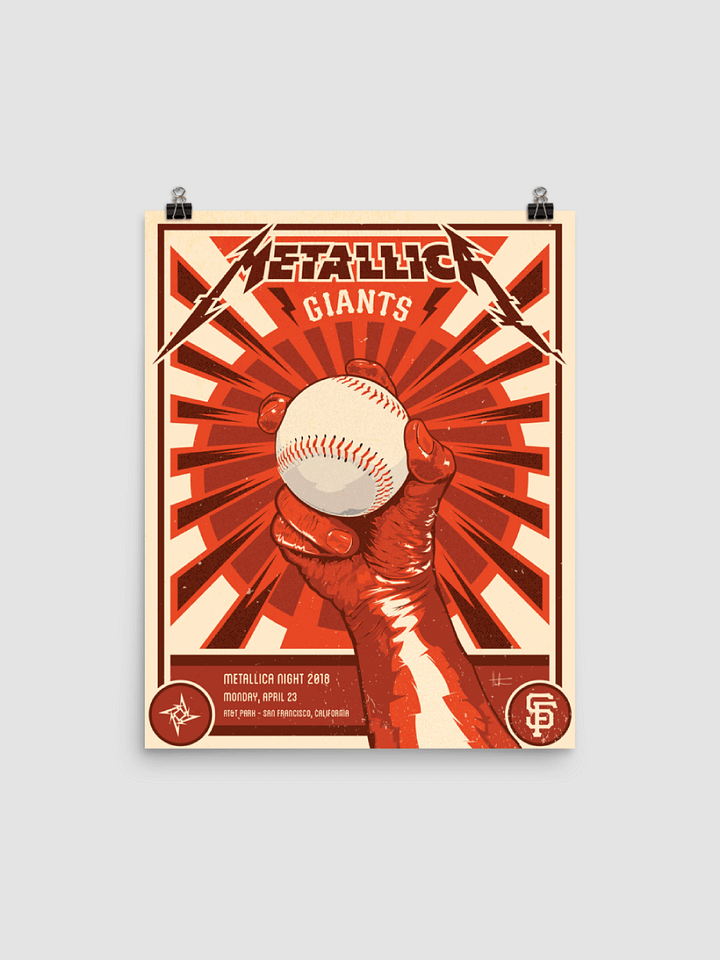 Metallica X SF Giants product image (1)