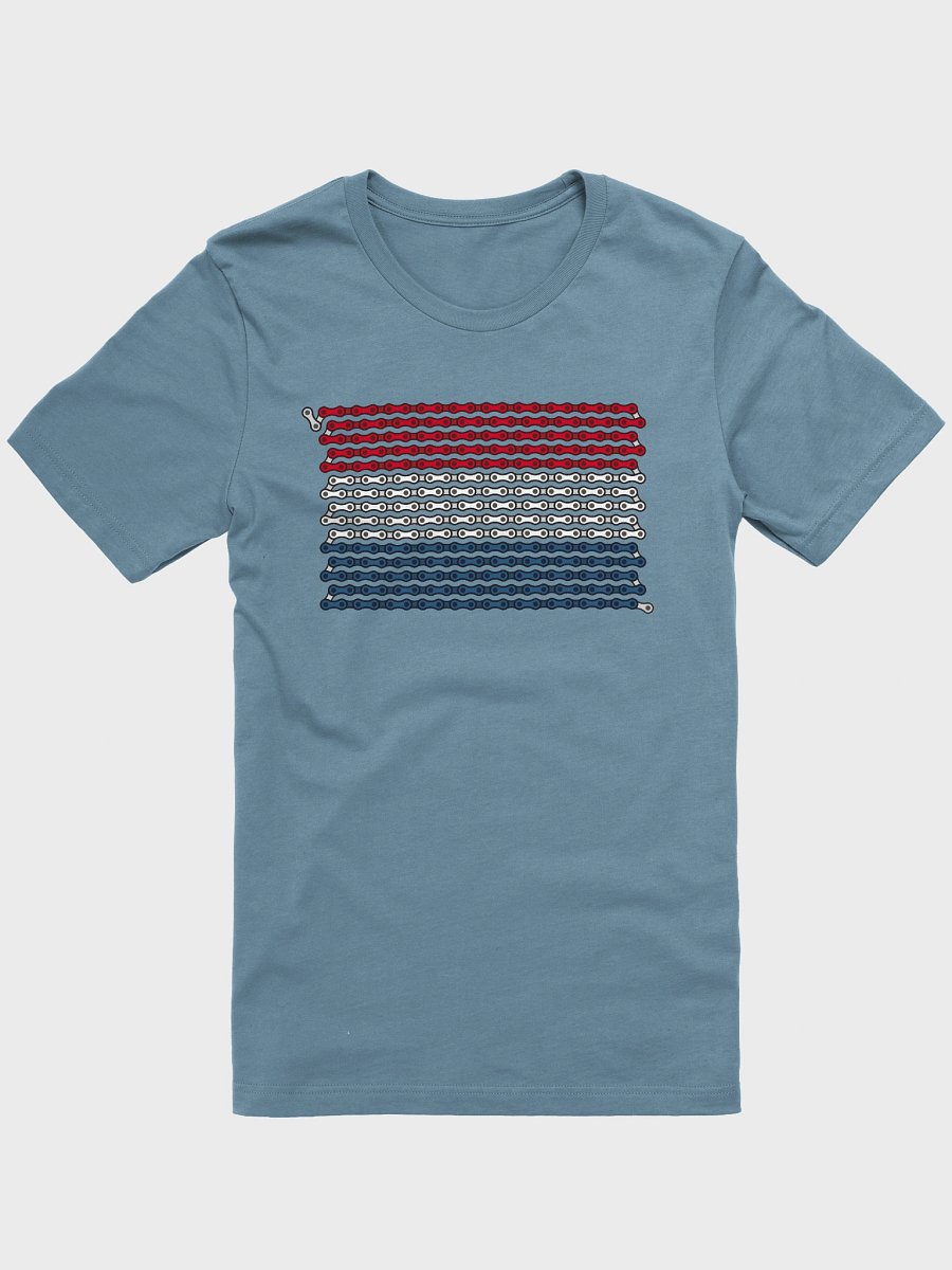 Netherlands Bike Chain Flag on Dark Color Supersoft Tee product image (1)