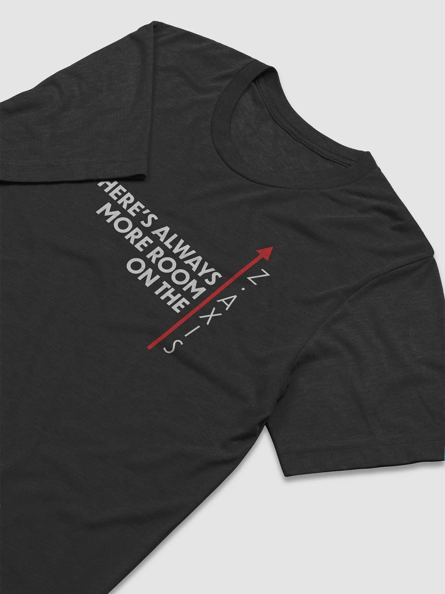 More room on the Z-Axis (Black) (Tri-blend Tee) product image (3)