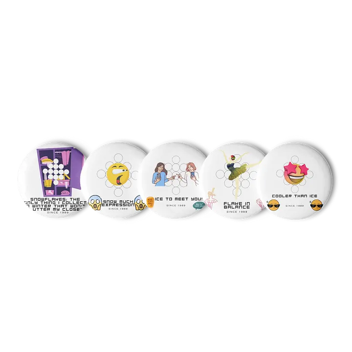 Snowflakes Pins product image (2)