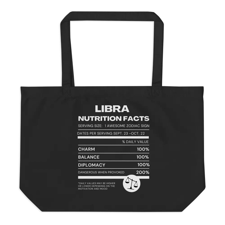 Libra Nutrition Facts Tote product image (2)