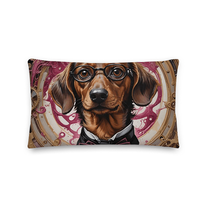 Dapper Dog Steampunk Pillow product image (2)