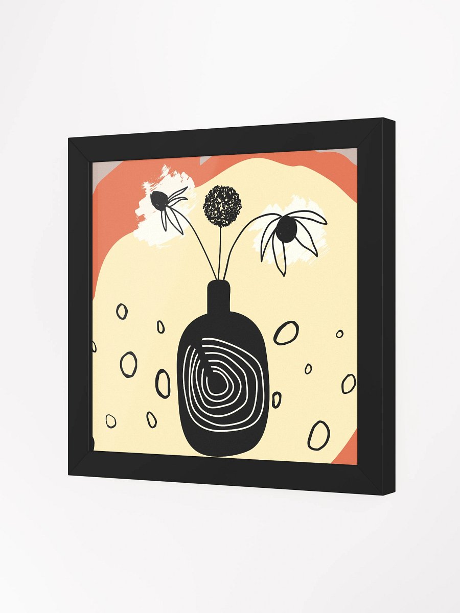 Minimalistic Vase and Flowers Framed product image (3)