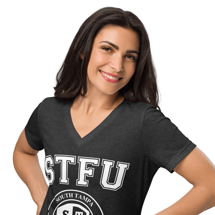 Women's Relaxed V-Neck T-Shirt Dark Colors product image (36)