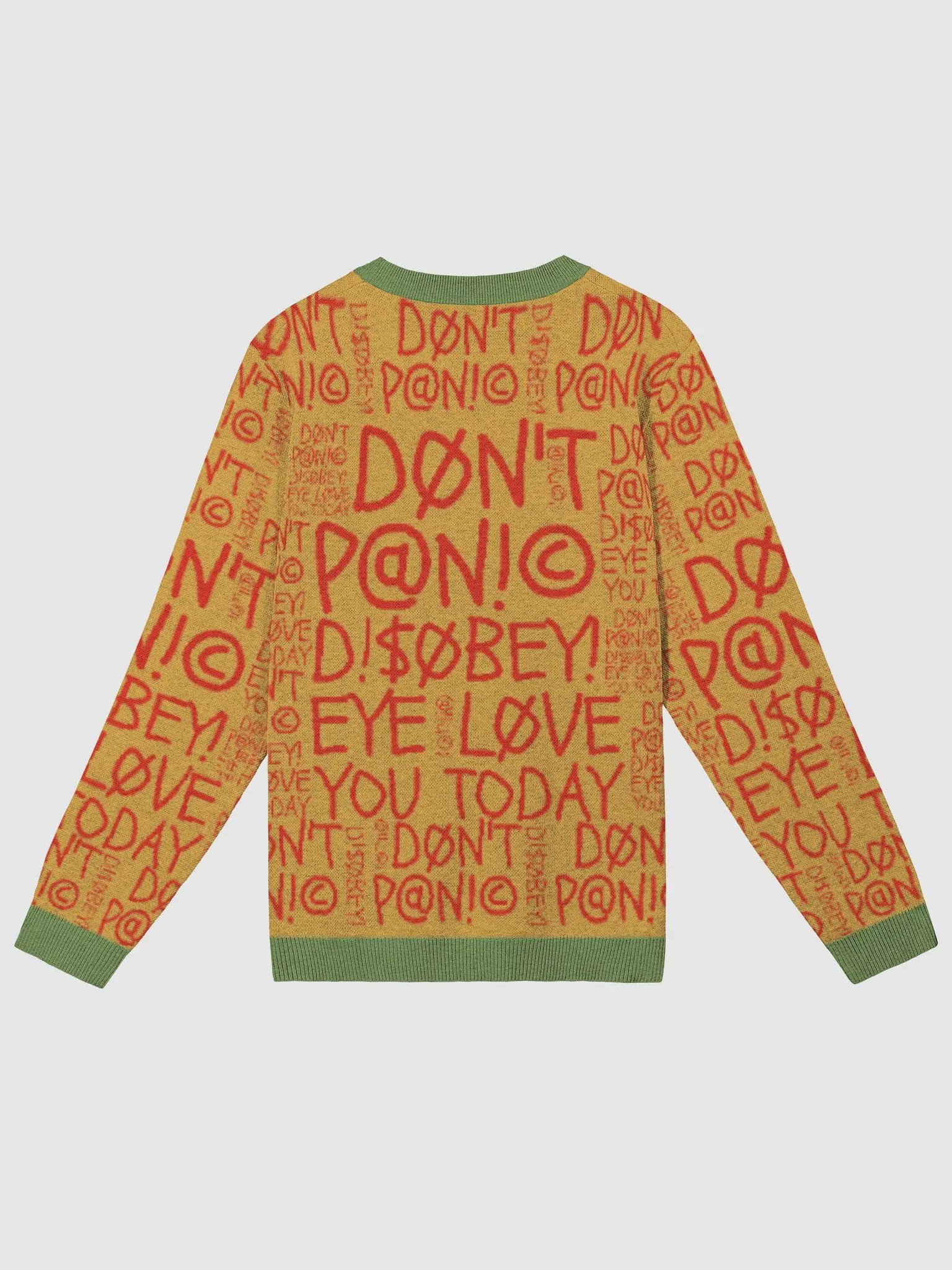 DØN'T P@N!© D!SØBEY! Rasta Scribble Jacquard Knit product image (2)