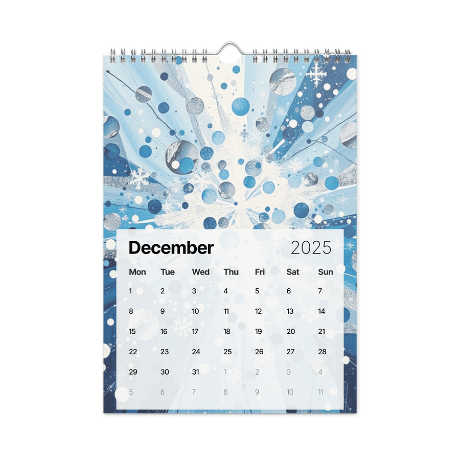 ART ABSTRACT WALL CALENDAR 2026 product image (4)