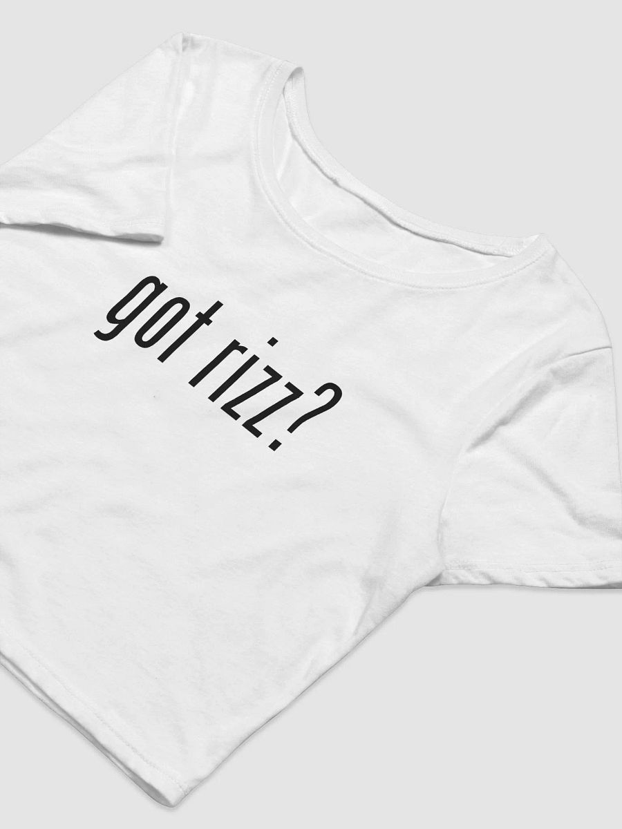 got rizz? Canvas Women's Crop Baby Tee product image (5)