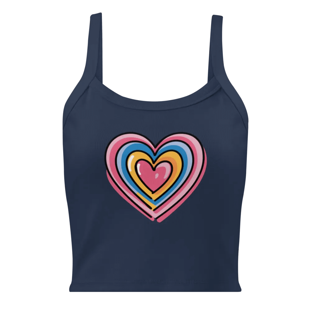 Colorful Hearts Tank Top product image (1)