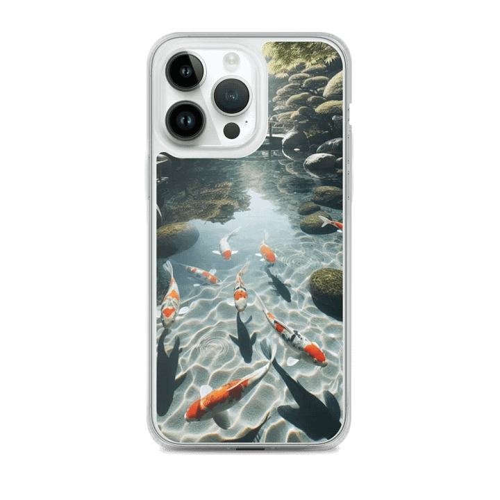 Koi Pond Serenity iPhone® Case | Ai Design product image (2)