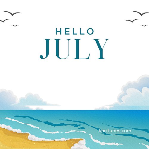 Hello, July! New month, new adventures! Bring on the summer vibes! #july #2025 #newmonth #summervibes☀️ #newadventures