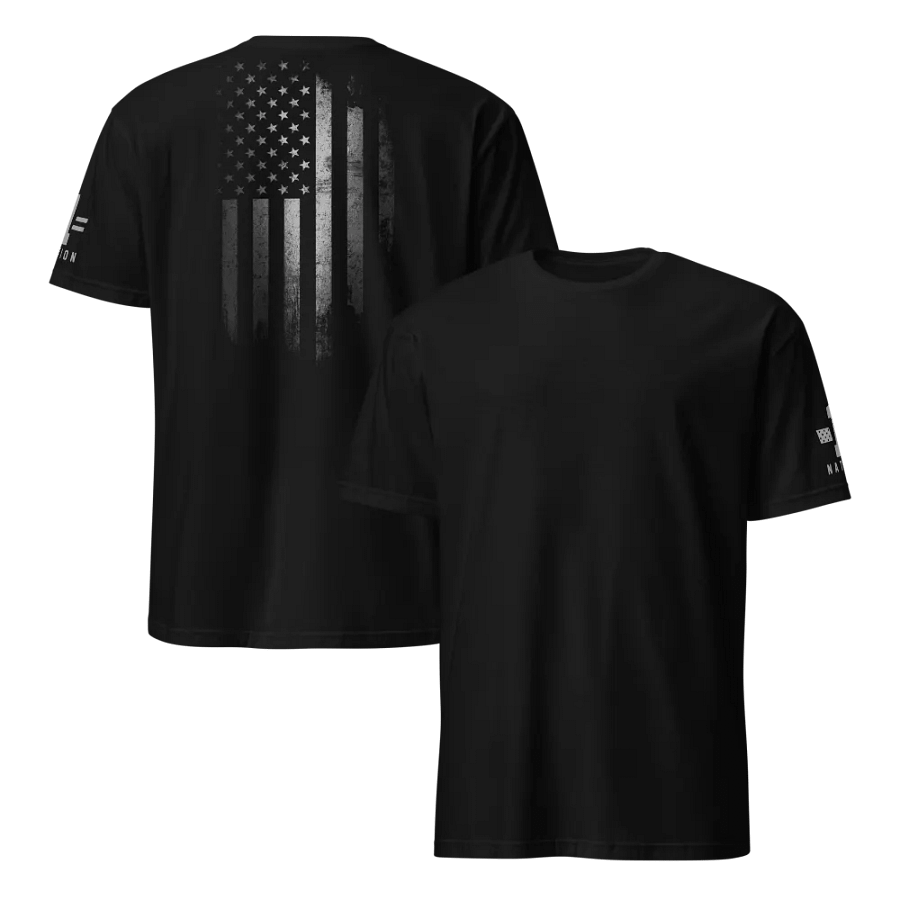 American Flag: Distressed Silver product image (13)