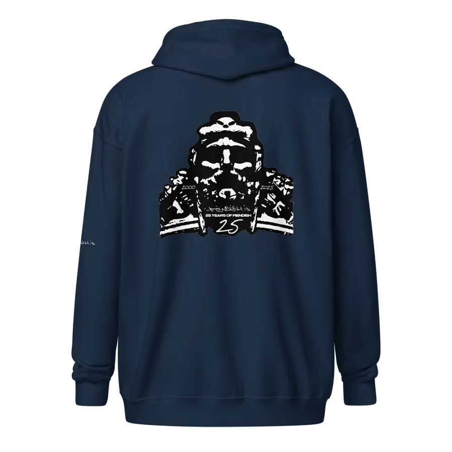 FIENDISH '25 YEARS OF FIENDISH' Zip Up Hoodie product image (2)