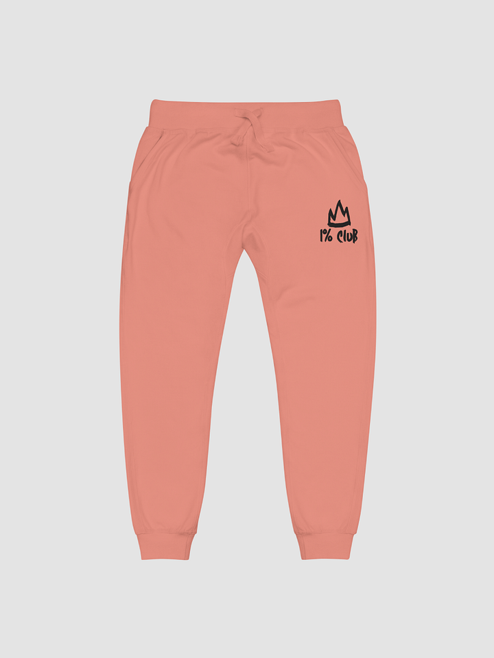 1% Club Unisex fleece sweat pants product image (1)