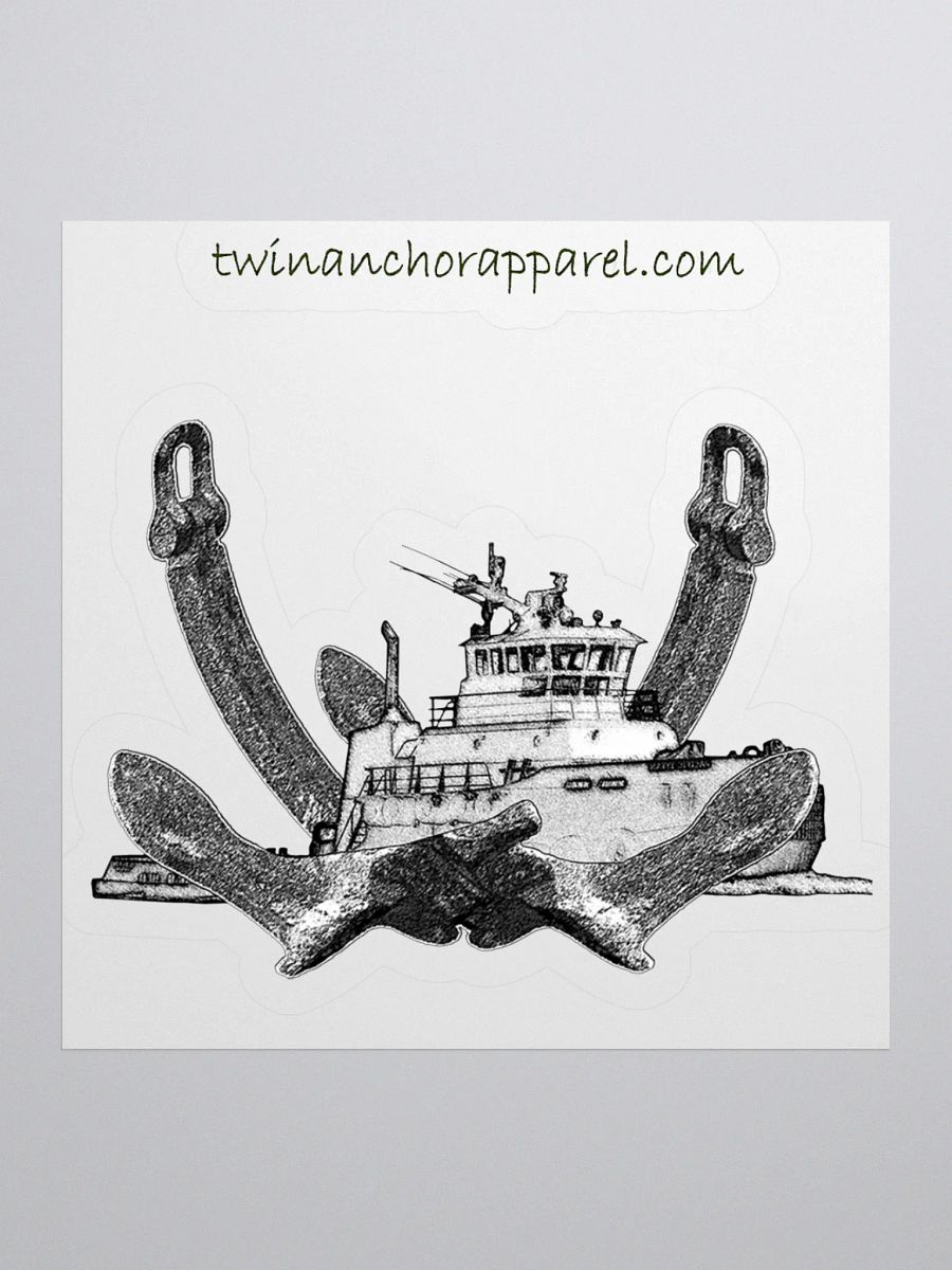 Twin Anchor Titan tug Kiss Cut Stickers product image (3)
