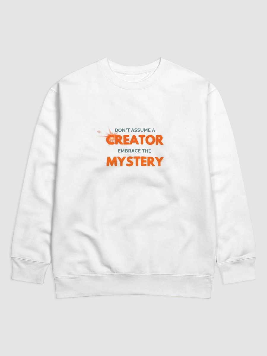 POR Merch - Don't Assume a Creator (White Sweatshirt) product image (1)
