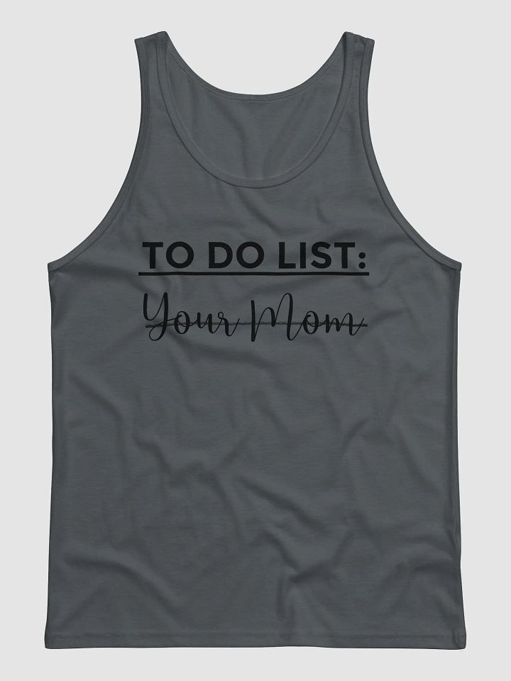 'TO DO LIST: Your Mom' Jersey Tank product image (1)