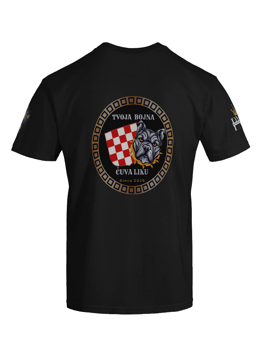 Cro Bulldog Emblem Tvoja Bojna čuva liku T-Shirt product image (6)