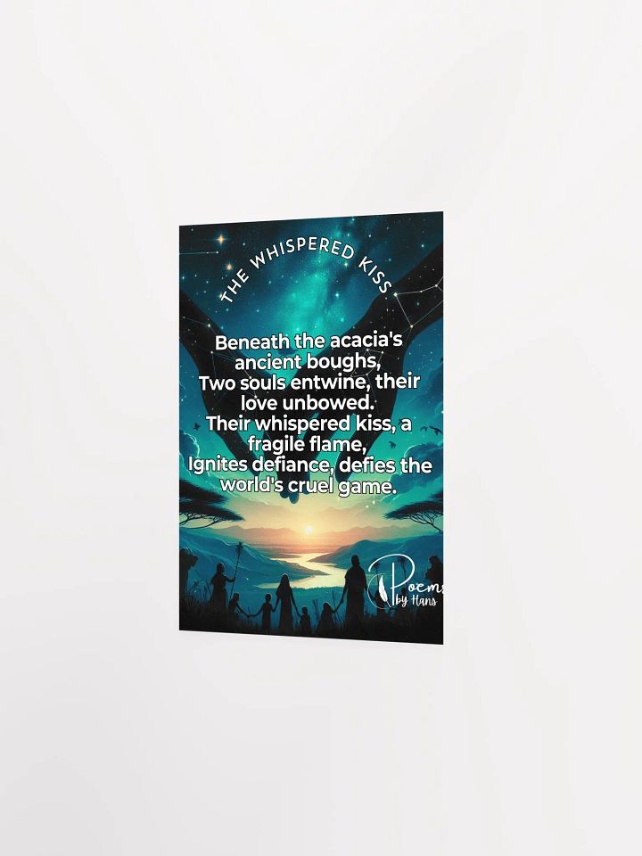 The Whispered Kiss Poetry Poster. Africa Pride 2024. LGBTQ Gay Pride product image (8)