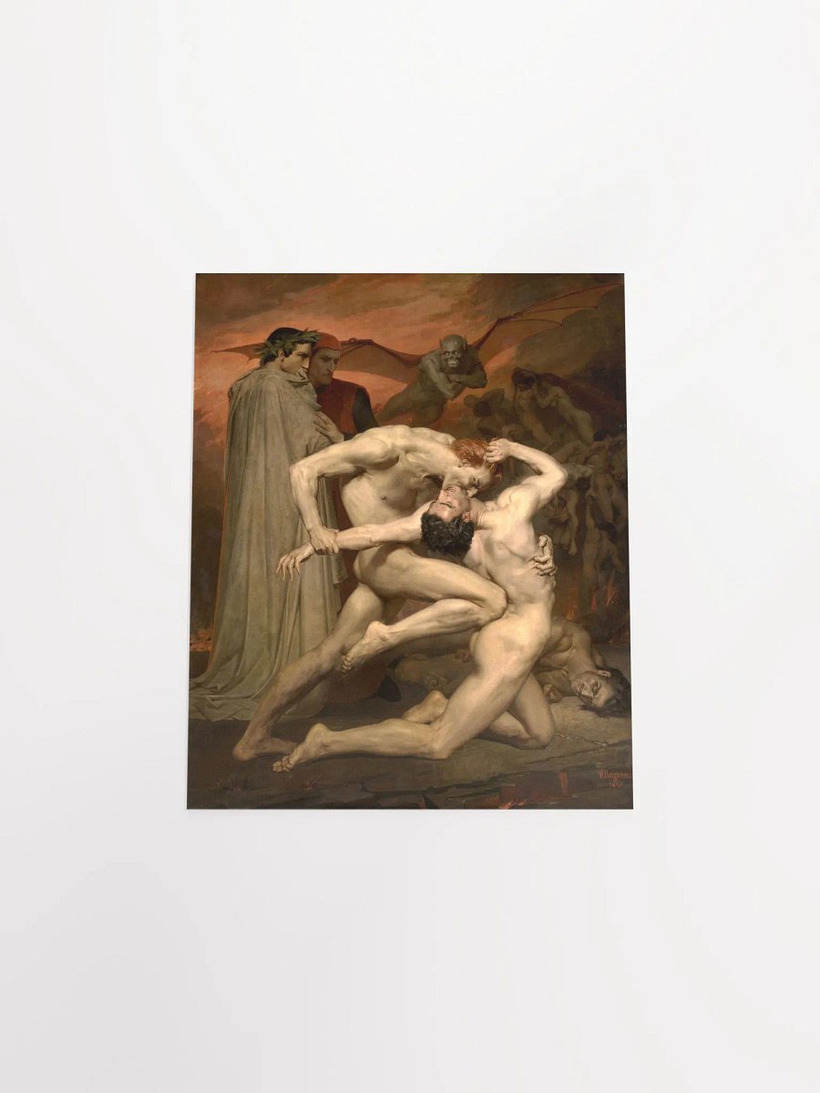 ''Dante and Virgile'' by William-Adolphe Bouguereau Poster product image (4)