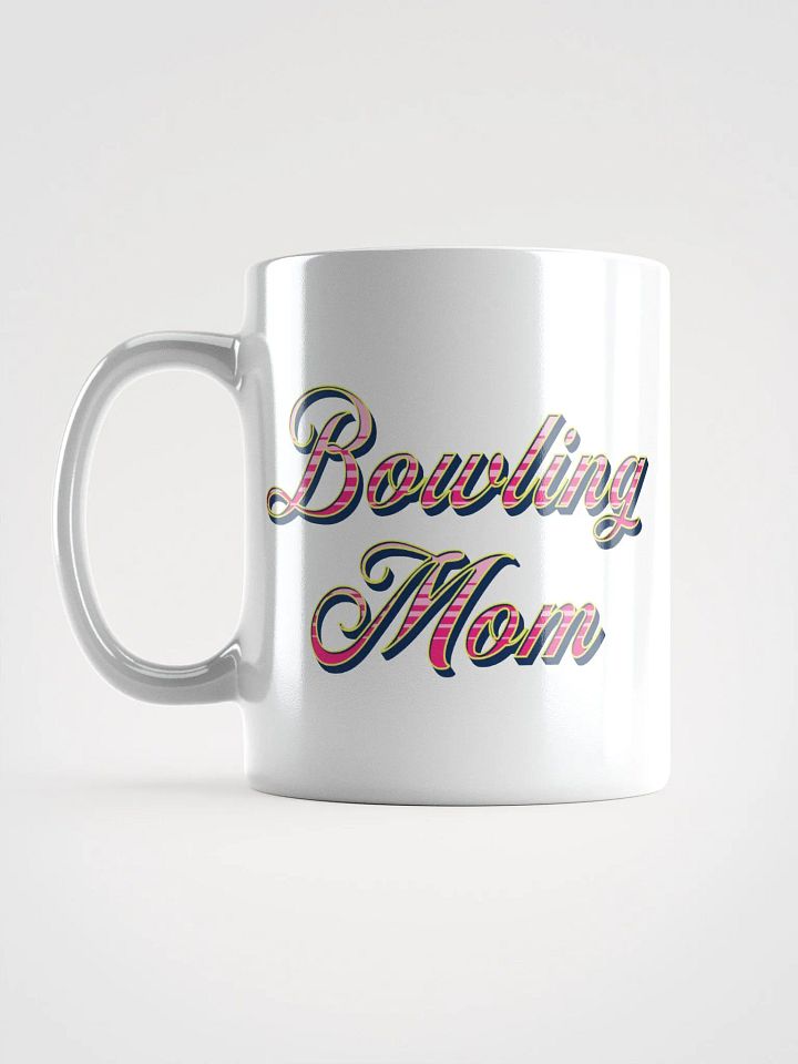 Bowling Mom White Glossy Mug product image (1)