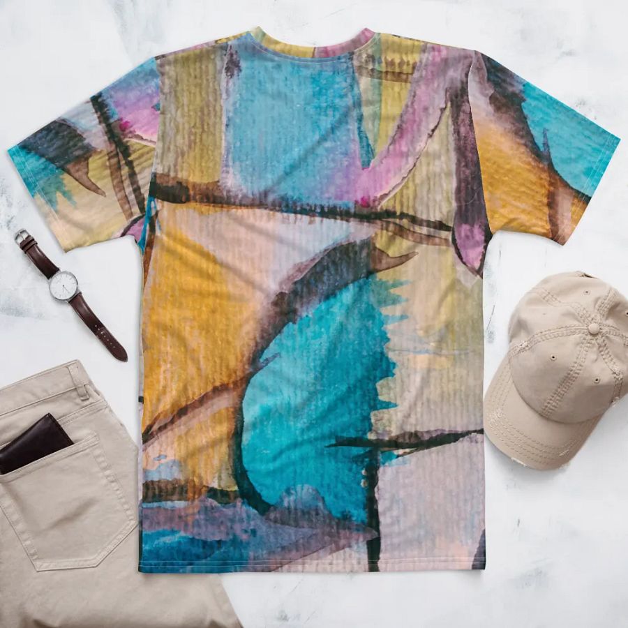 original watercolour painting on tshirt product image (6)