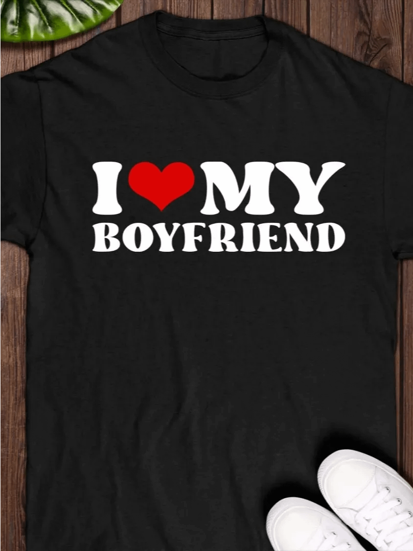 I Love My Boyfriend T-shirt product image (1)
