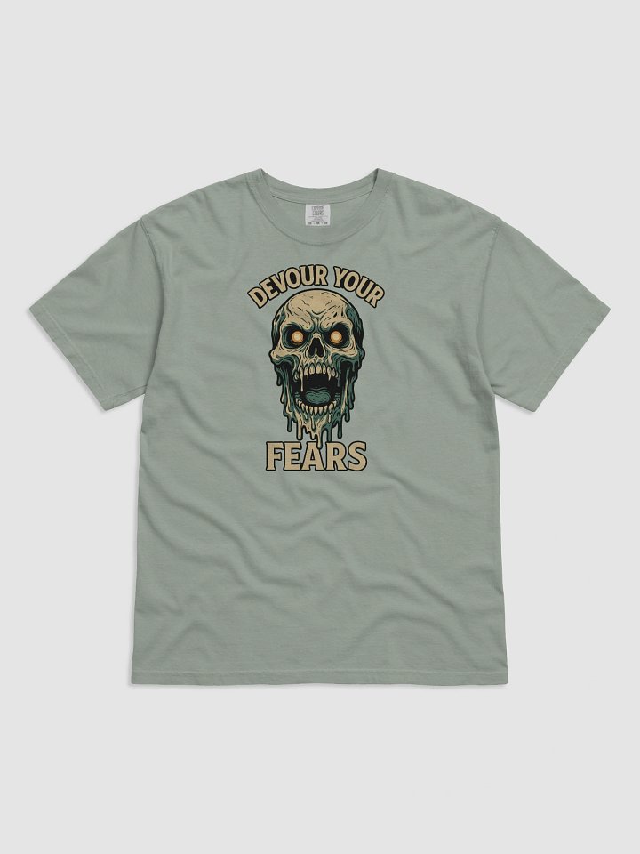 Melting Fear Skull Heavyweight Tee product image (1)
