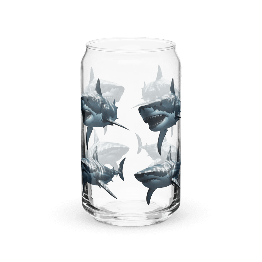 Shark Attack Can-Shaped Glass product image (38)