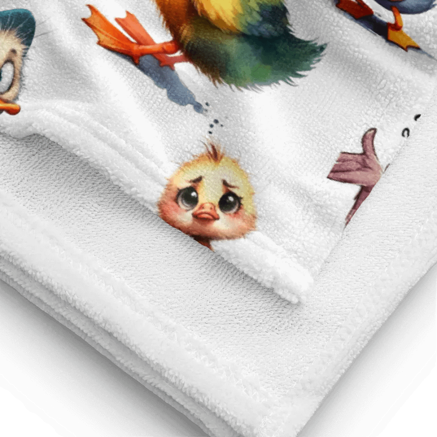 Cute & Quirky Ducks Sublimated Towel product image (4)