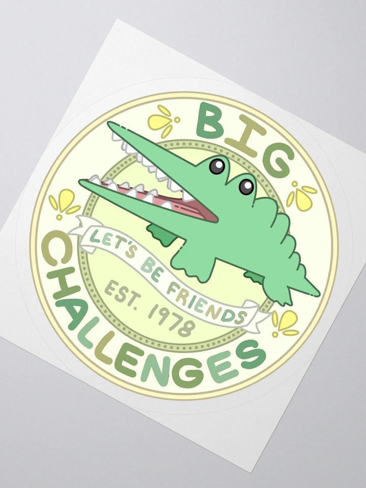 Lil Big Challenges Sticker product image (2)