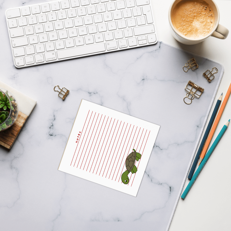 Cute Cartoon Turtle Notes Notepad Set product image (1)