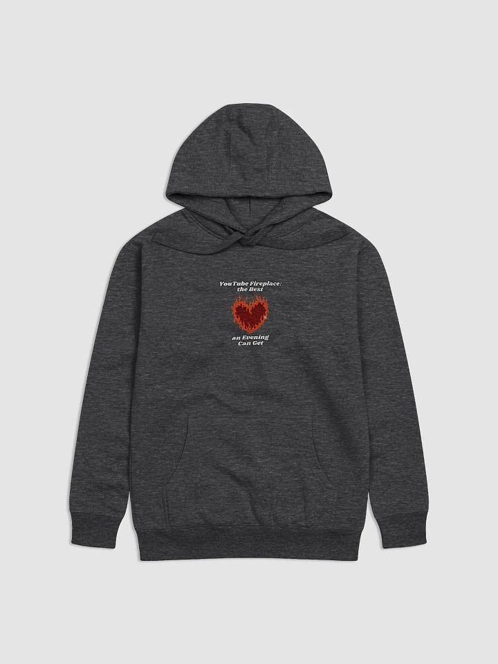 Flaming Heart - YouTube Fireplace: The Best an Evening Can Get | Hoodie product image (1)