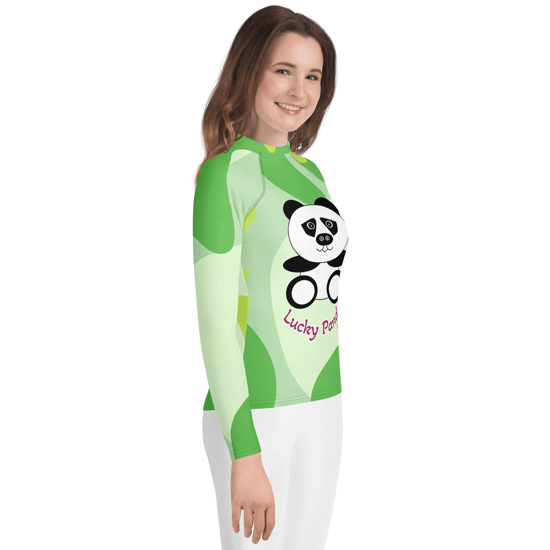 Lucky Panda Youth Rash Guard product image (4)